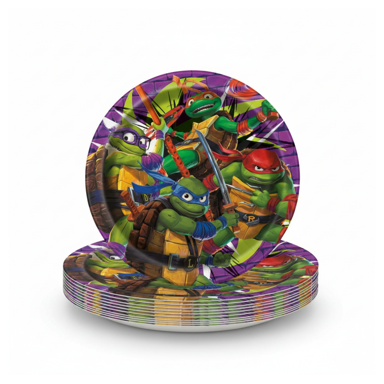TMNT Mutant Mayhem Party Kit for 16 People - Standard