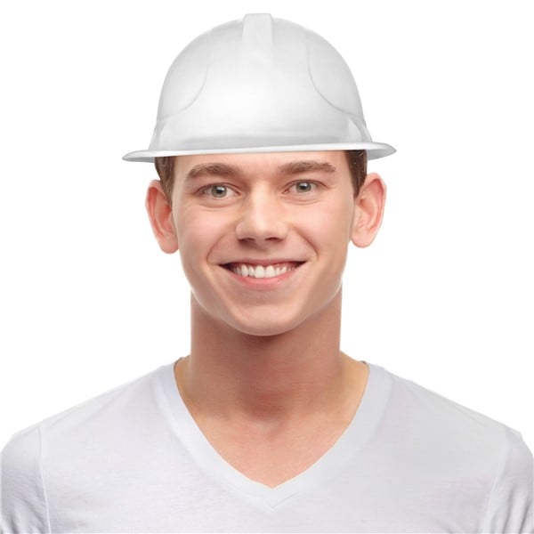 White Construction Hats