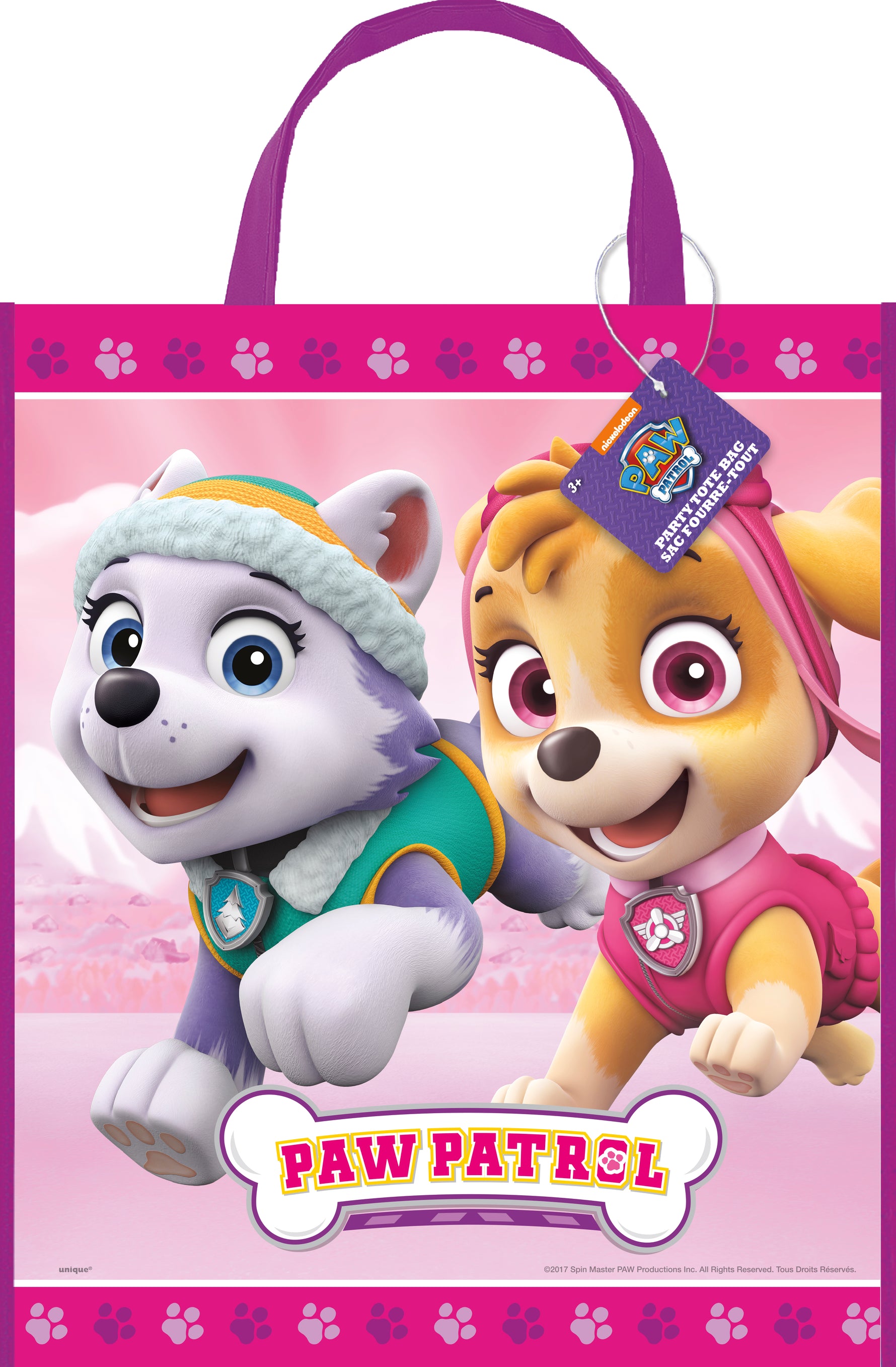 Paw Patrol Girl Tote Bag, 13" x 11"