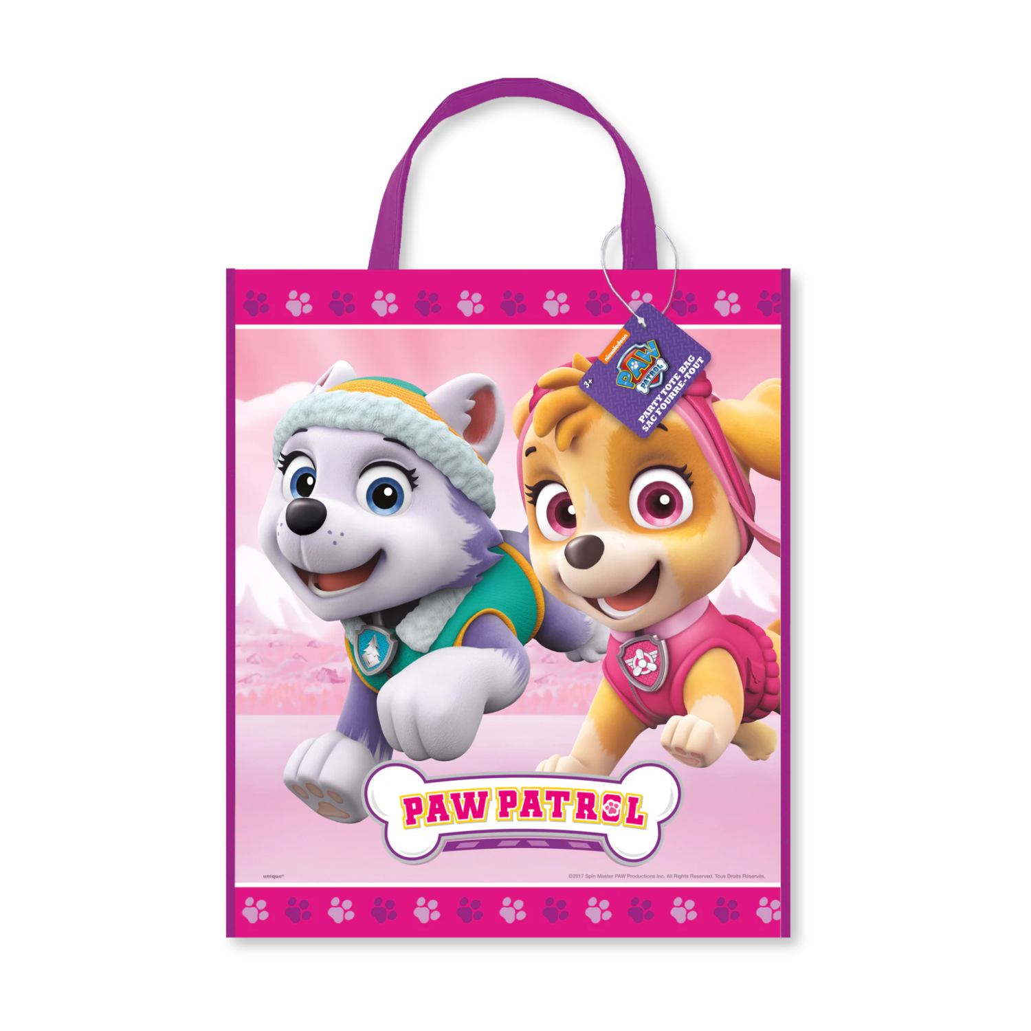 Paw Patrol Girl Tote Bag, 13" x 11"