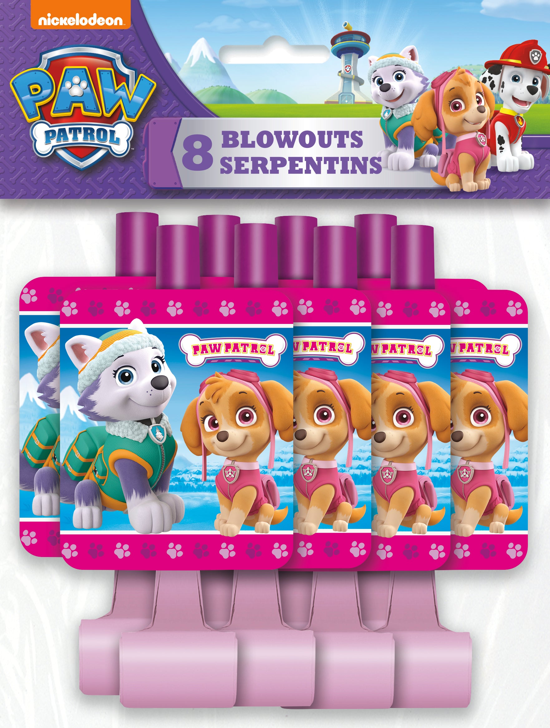 Paw Patrol Girl Blowouts, 8ct - Image 2