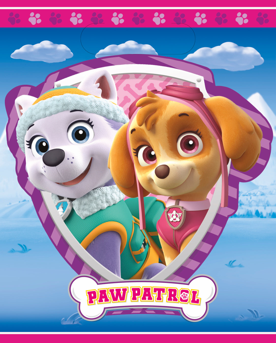 Paw Patrol Girl Loot Bags, 8ct