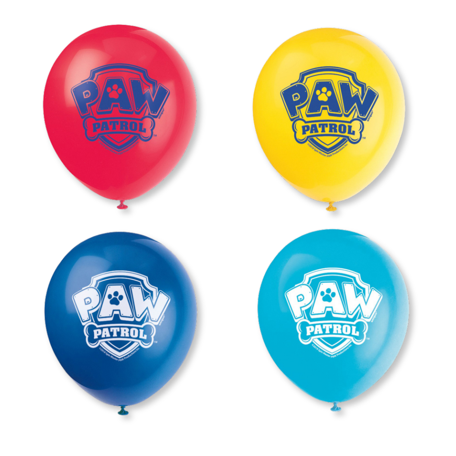 Paw Patrol Girl 12" Latex Balloons, 8ct