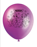 Paw Patrol Girl 12" Latex Balloons, 8ct