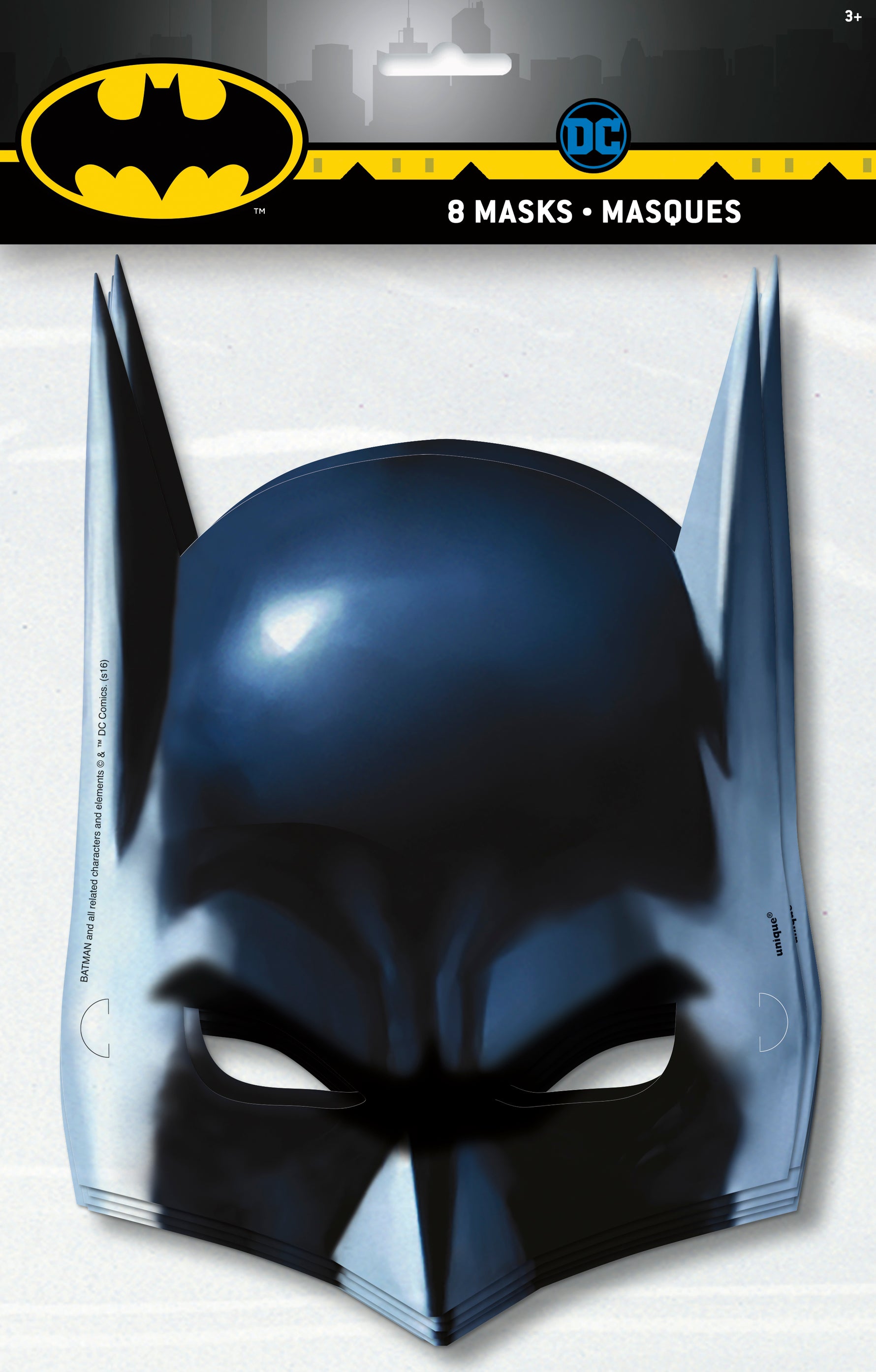 Batman Party Masks, 8ct - Image 2