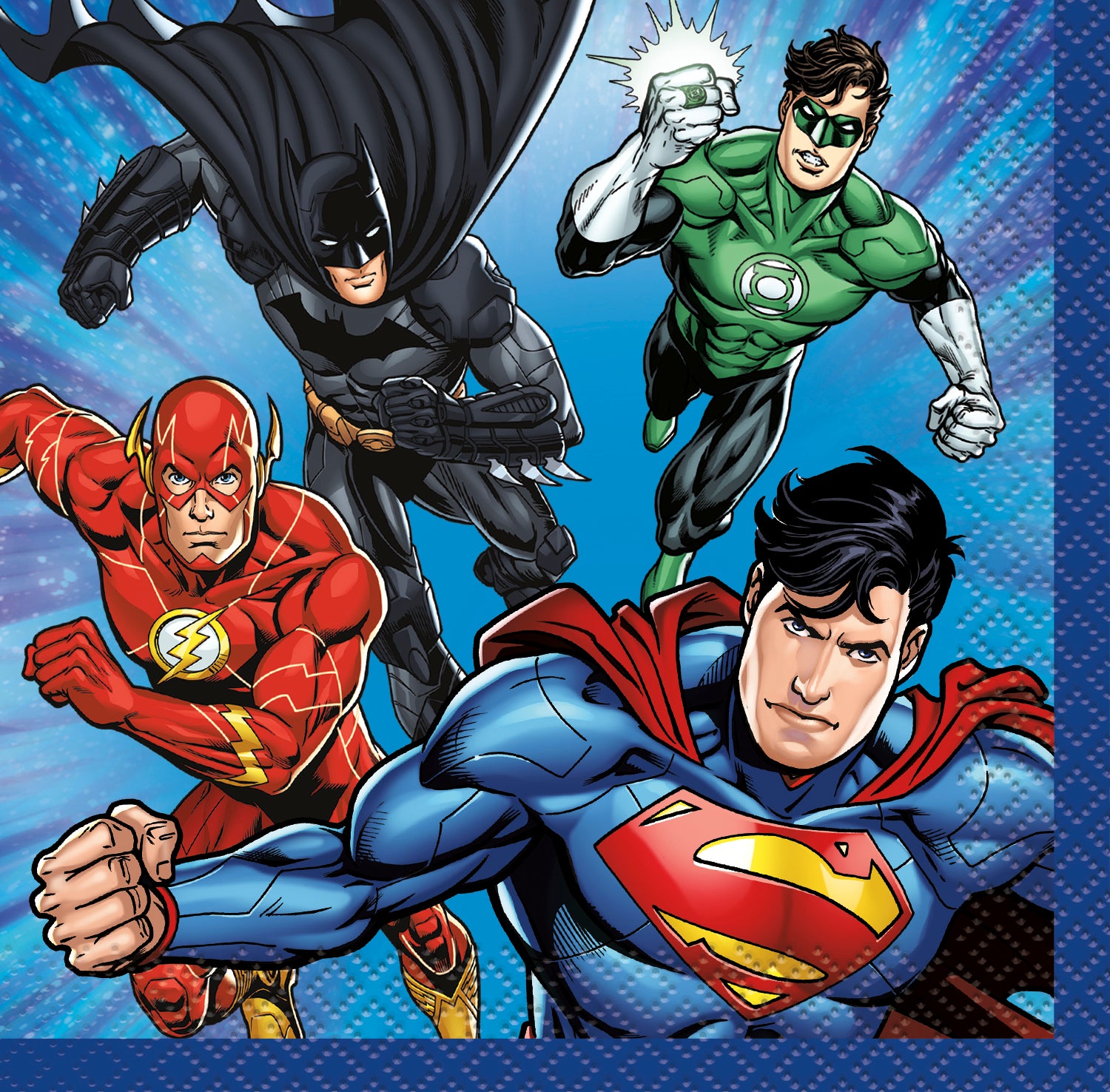 Justice League Beverage Napkins, 16ct