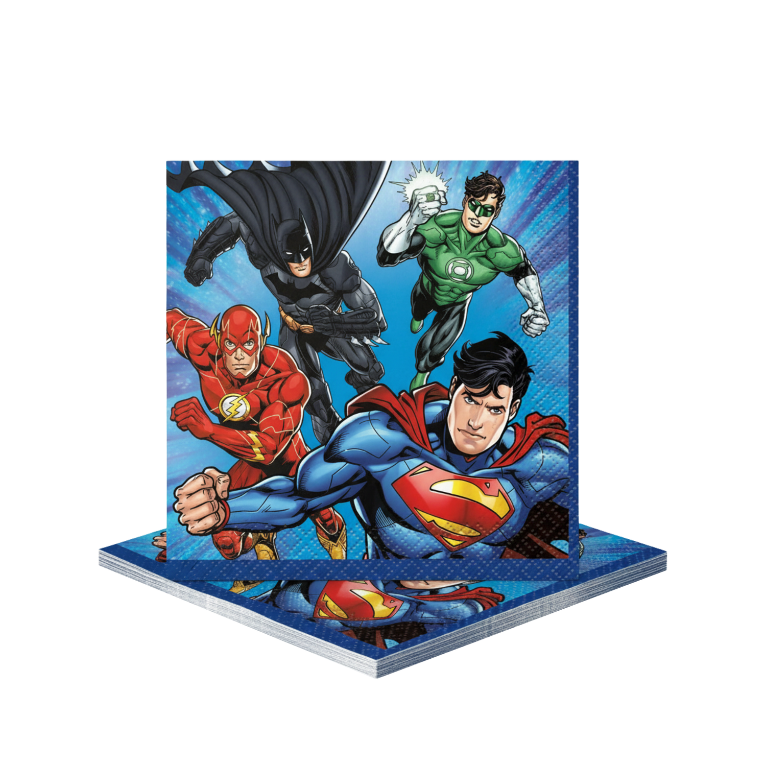 Justice League Beverage Napkins, 16ct