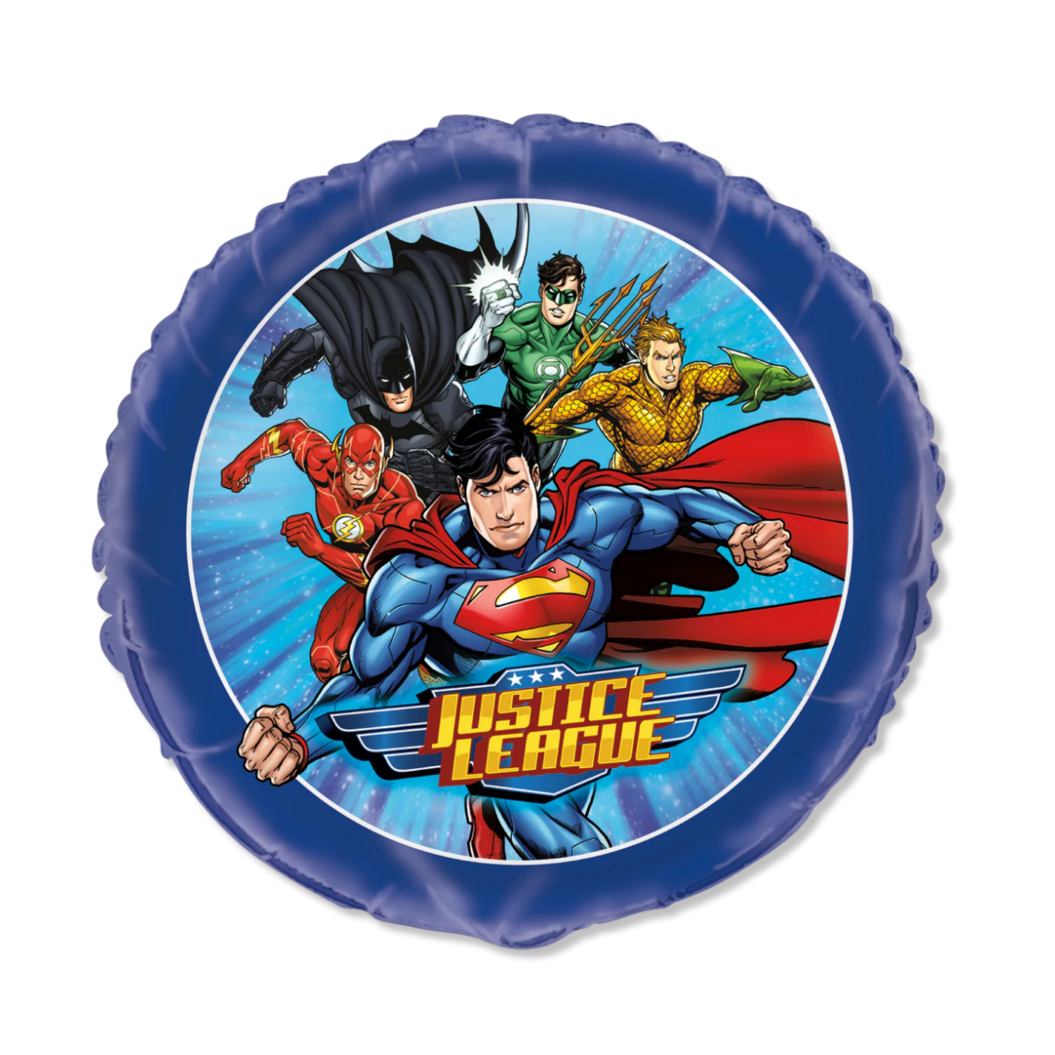 Justice League Round Foil Balloon 18", Packaged