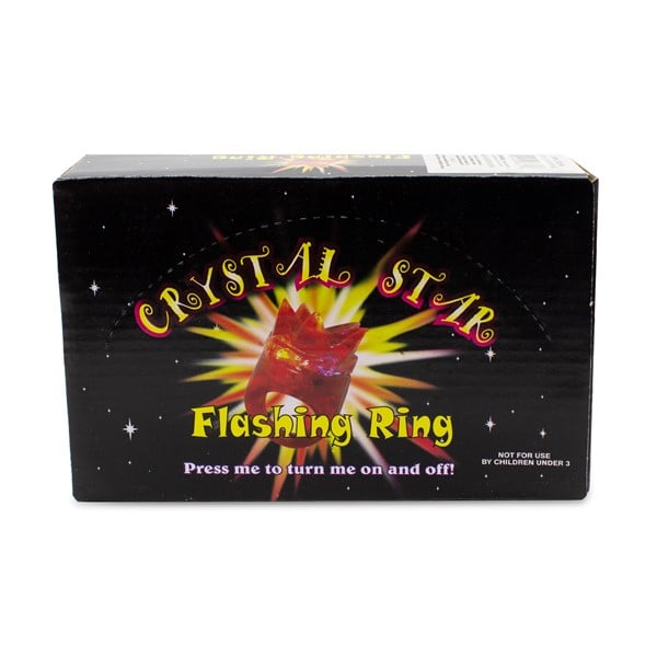 LED Star Spike Jelly Rings