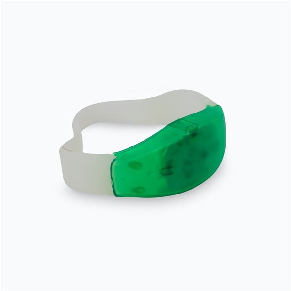 LED Green Stretchy Bangle Bracelet