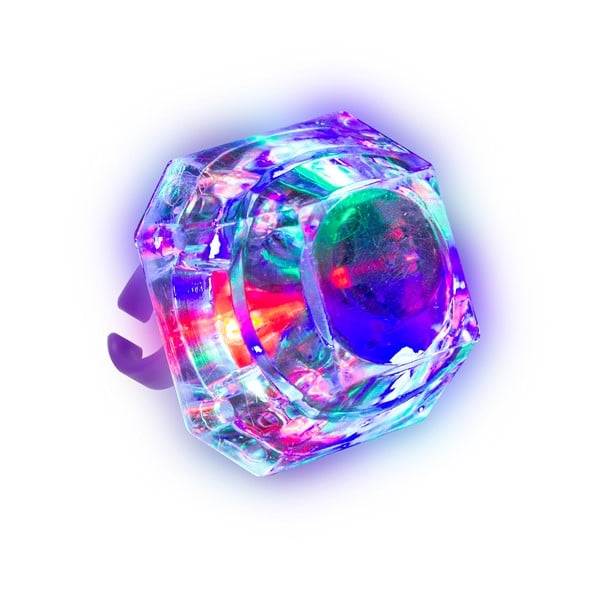 LED Multi-Color Diamond Rings