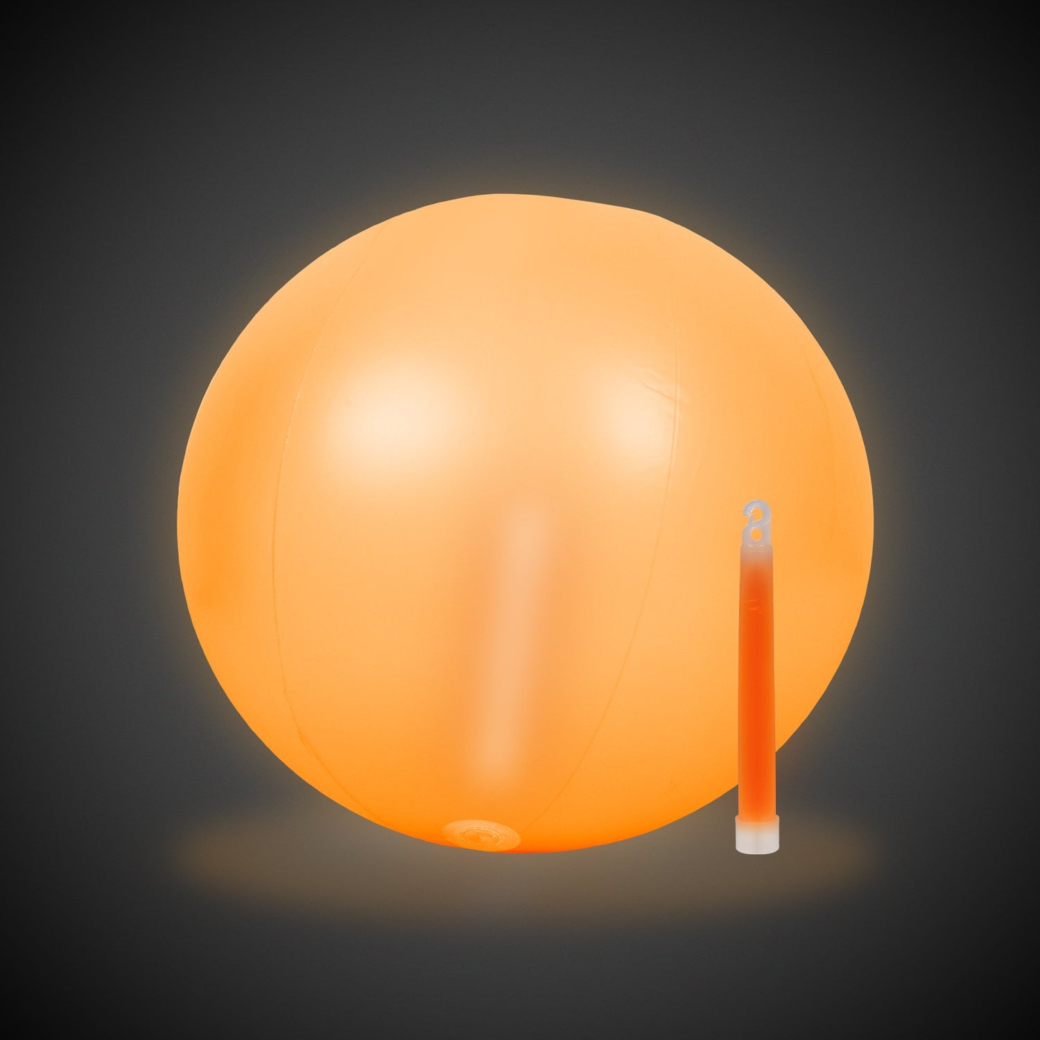Glow in the Dark Orange 12" Beach Ball