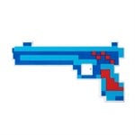 Blue/Red LED Pixel Gun