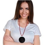 Black Plastic 2 1/2" Medallion