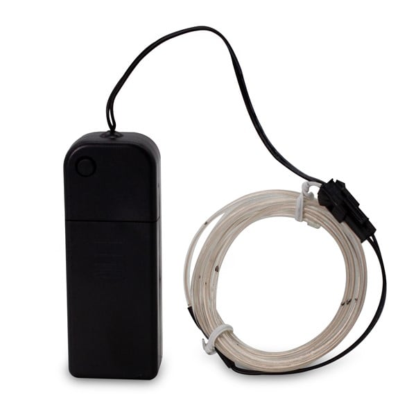 White EL Wire 2 Yards