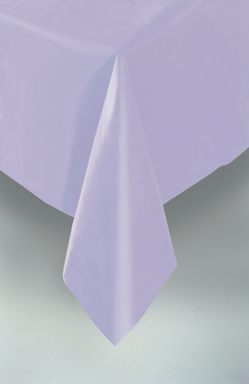 Lavender Solid Rectangular Plastic Table Cover, 54" x 108" - Image 4
