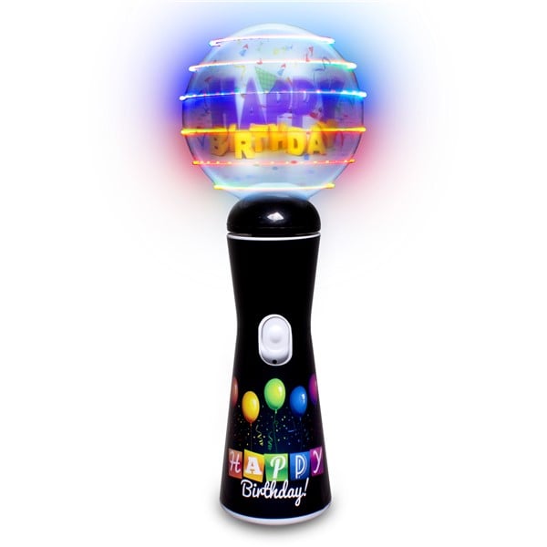 LED Birthday Coin Spinner Wand