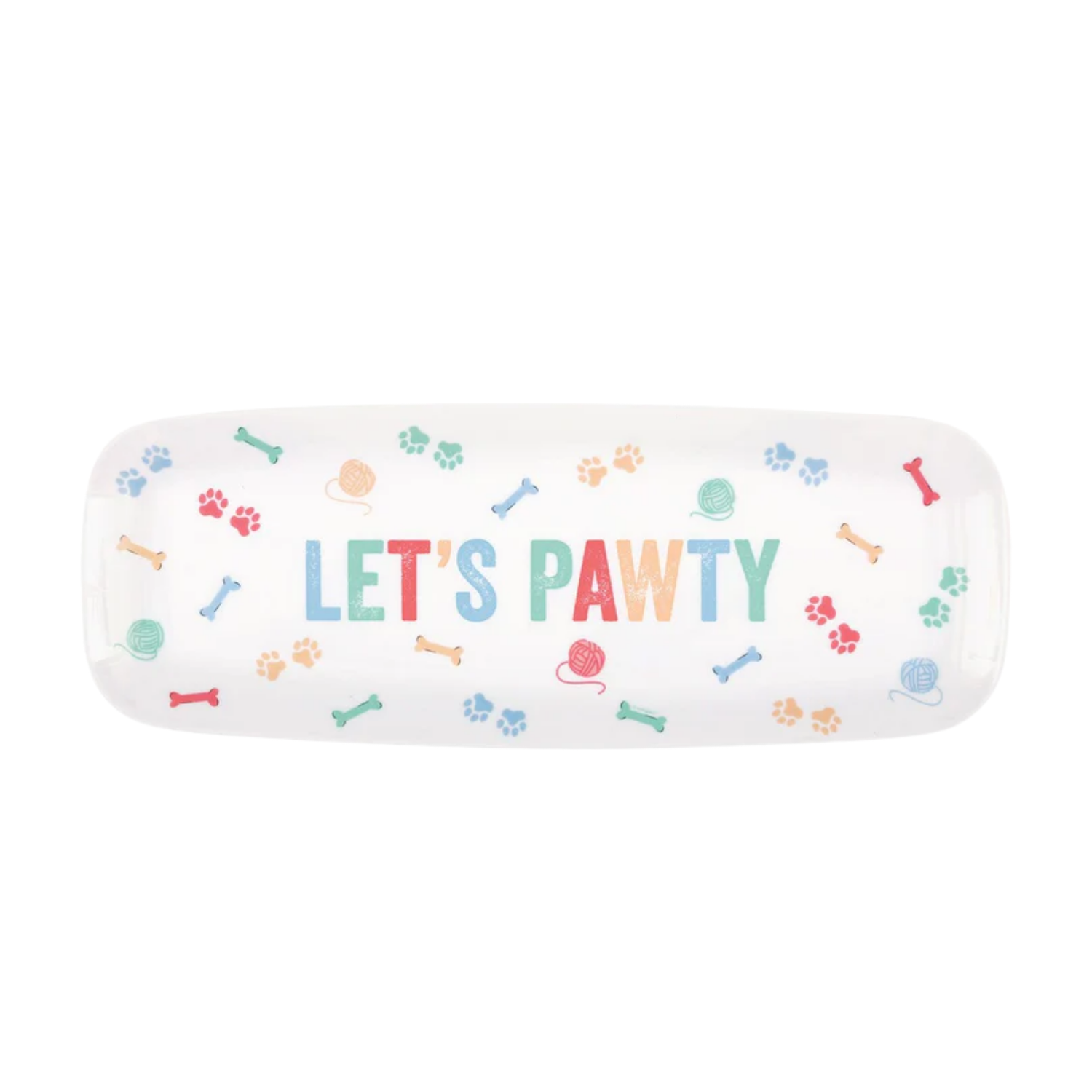 Pawty Animals "Let's Pawty" Plastic Serving Tray