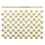 Gold Foil Paw Print Cutout Photo Backdrop, 60" x 48"