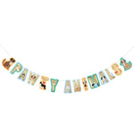 Pawty Animals Letter Banner, 9 ft - Foil Stamping
