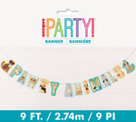 Pawty Animals Letter Banner, 9 ft - Foil Stamping - Image 2