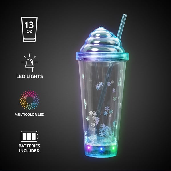 LED Blue Ice Cream Soda 13 oz. Tumbler