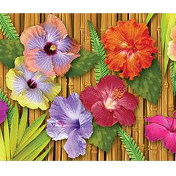 Tropical Hibiscus Table Runner
