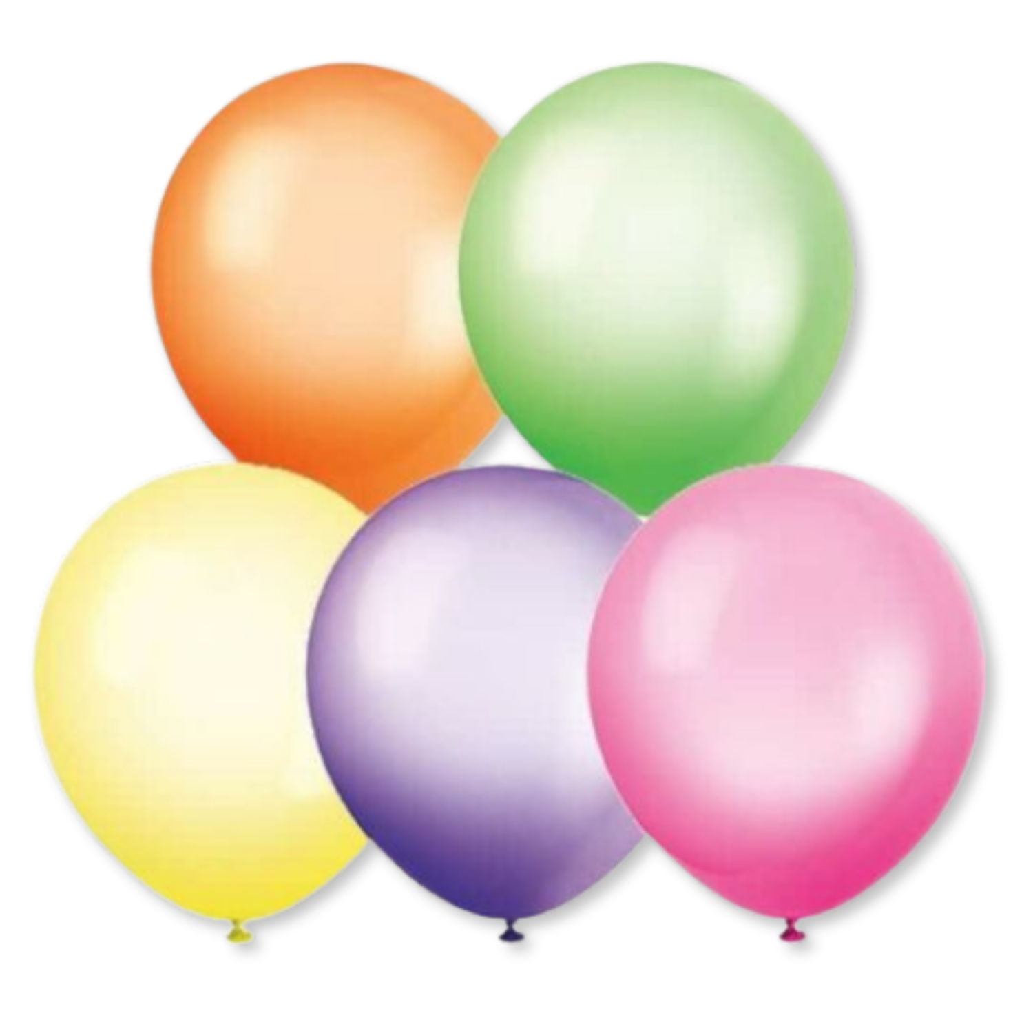 12" Latex Balloons, 10ct - Neon Colors