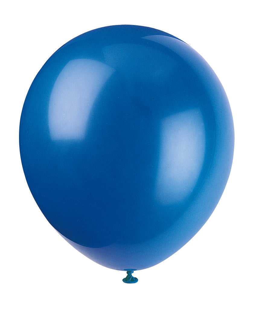 12" Latex Balloons, 10ct - Royal Blue