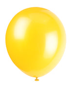 12" Latex Balloons, 10ct - Yellow