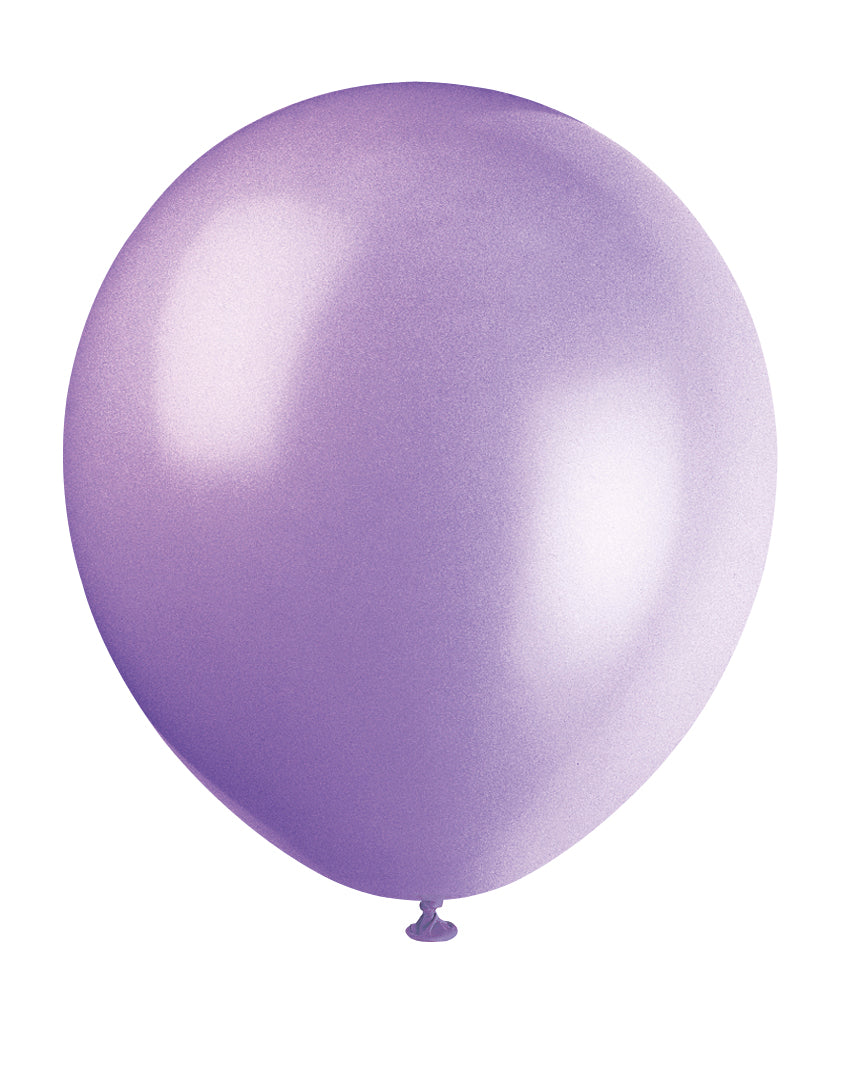 12" Latex Balloons, 10ct - Lavender