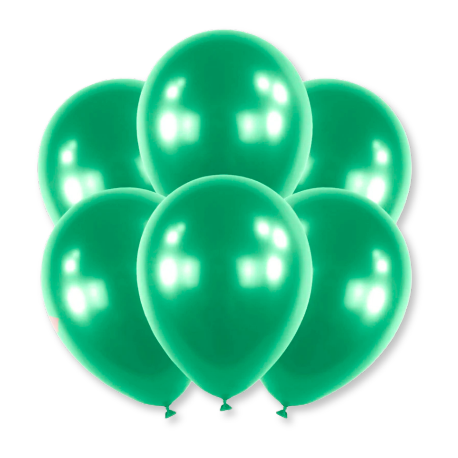 12" Latex Balloons, 10ct - Emerald Green