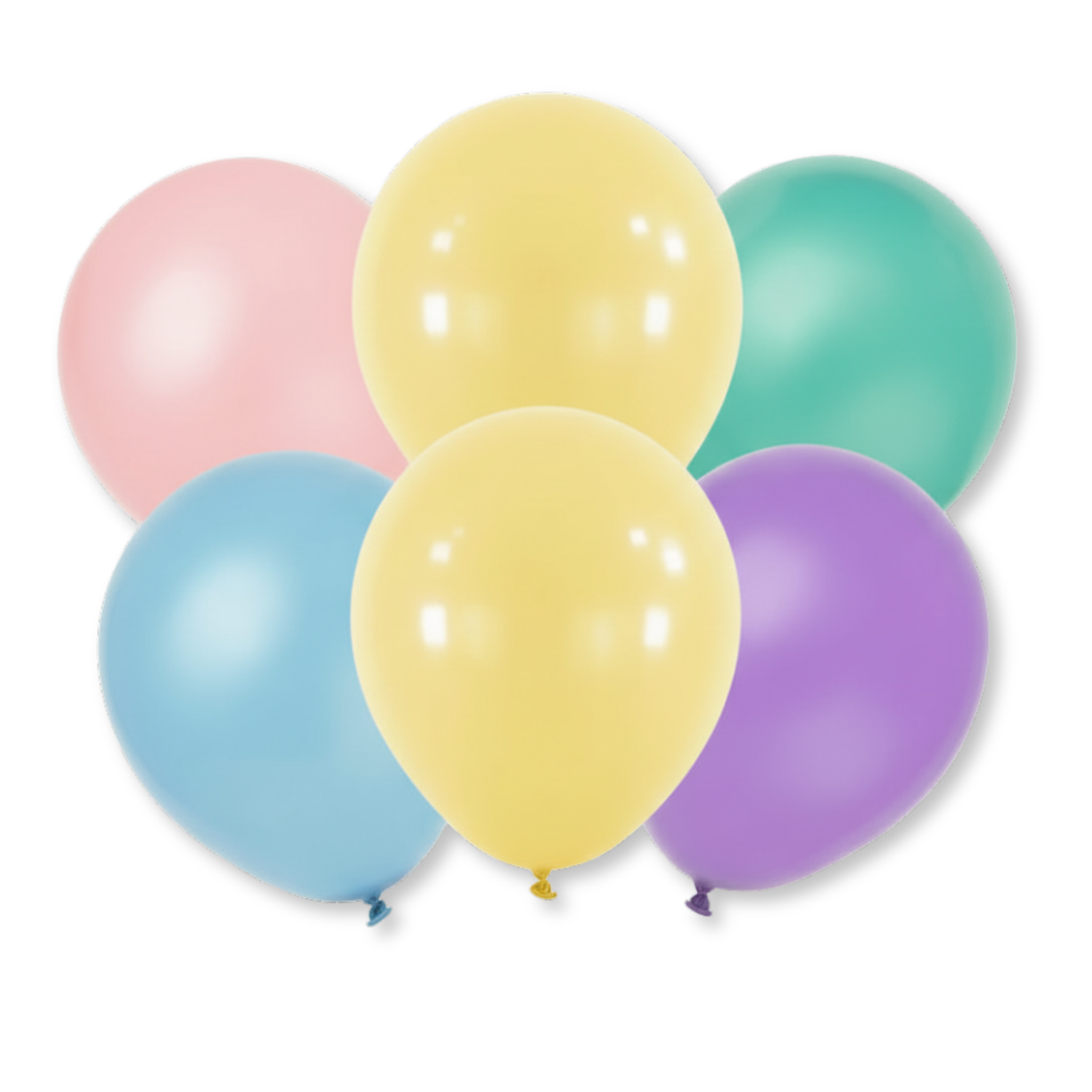 12" Latex Balloons, 10ct - Assorted Pastel