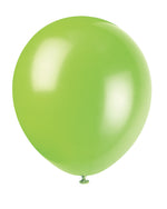 12" Latex Balloons, 10ct - Lime Green