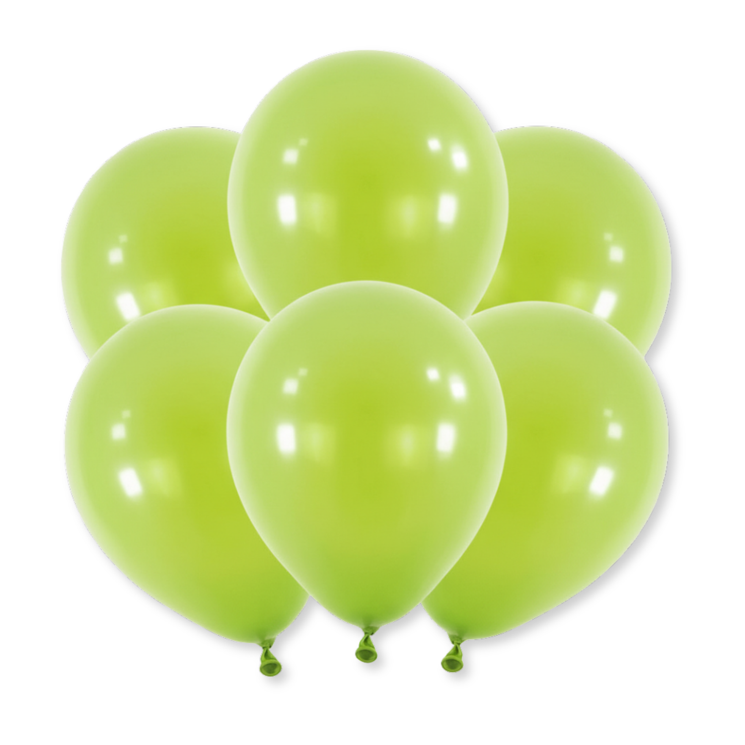 12" Latex Balloons, 10ct - Lime Green