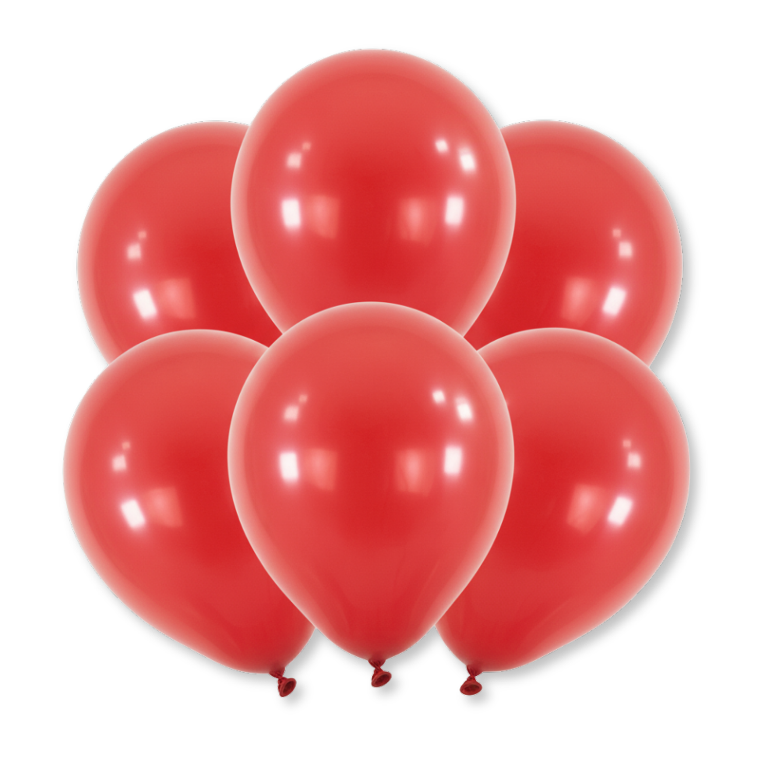 12" Latex Balloons, 10ct - Ruby Red