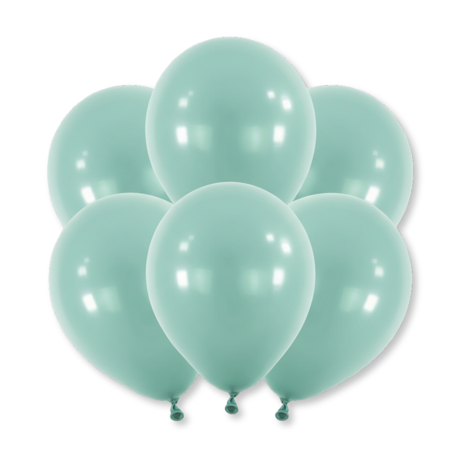 12" Latex Balloons, 10ct - Seafoam Aqua