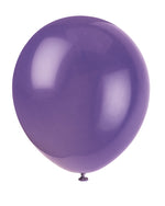12" Latex Balloons, 10ct - Amethyst Purple