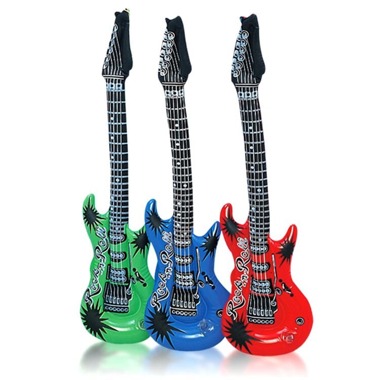 Inflatable 40" Assorted Color Guitars