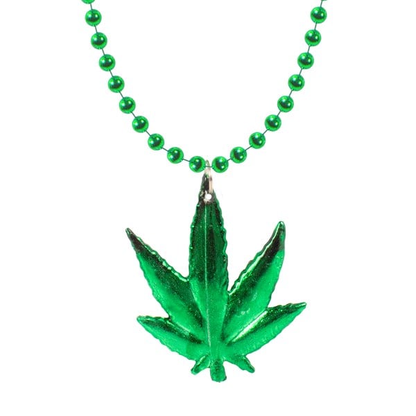 Weed Leaf 33" Bead Necklaces