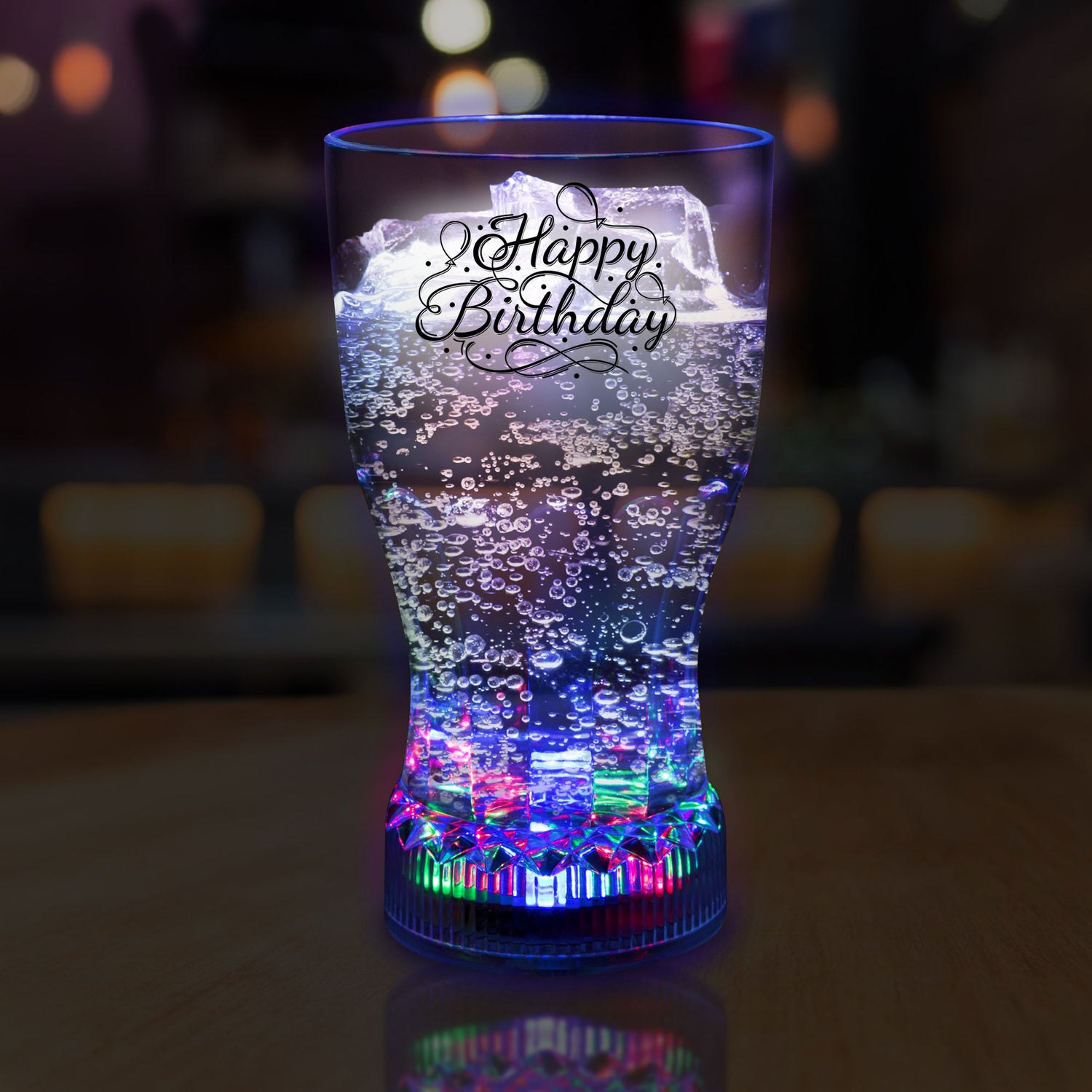 LED Happy Birthday 12 oz. Cup