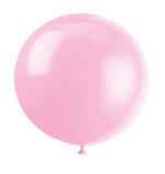 36" Latex Balloons, 6ct - Powder Pink