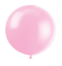 36" Latex Balloons, 6ct - Powder Pink