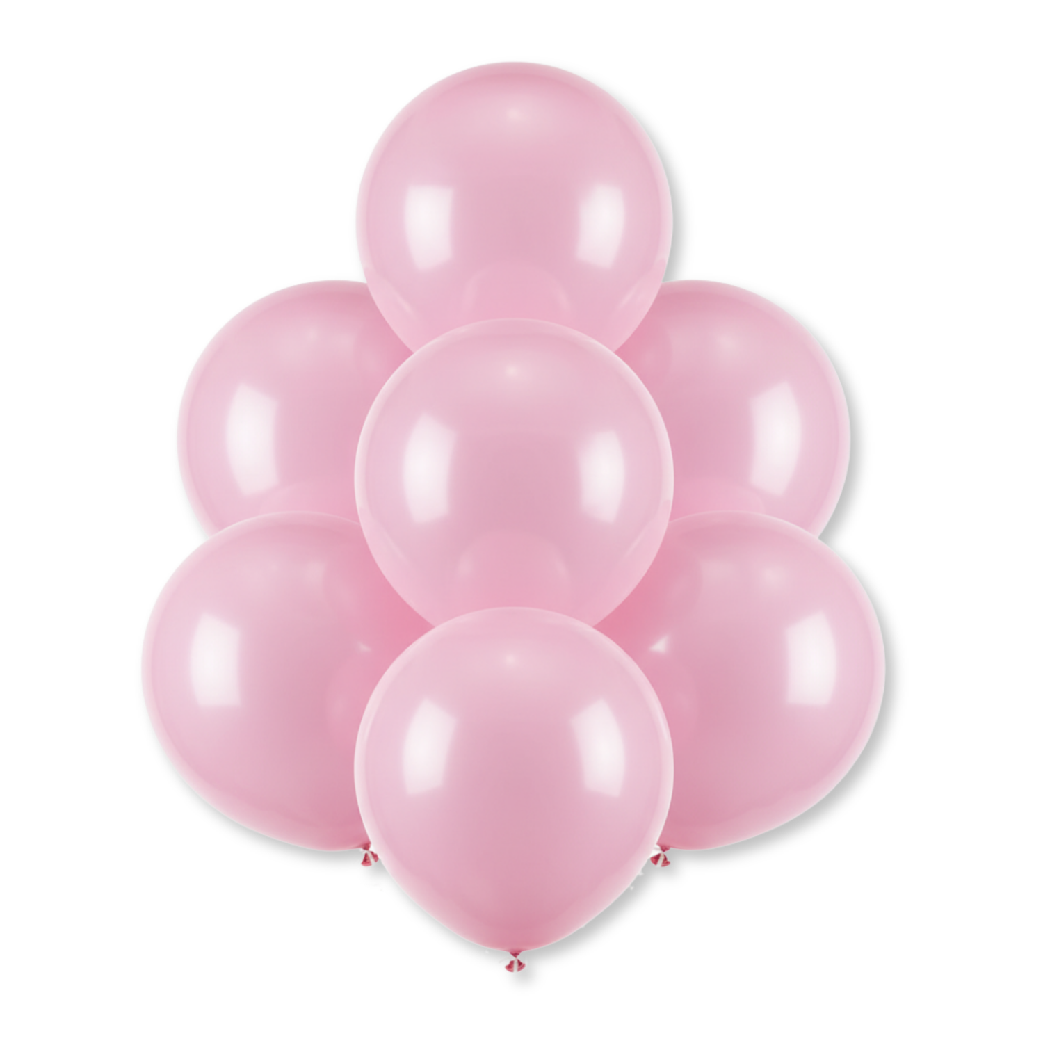 36" Latex Balloons, 6ct - Powder Pink