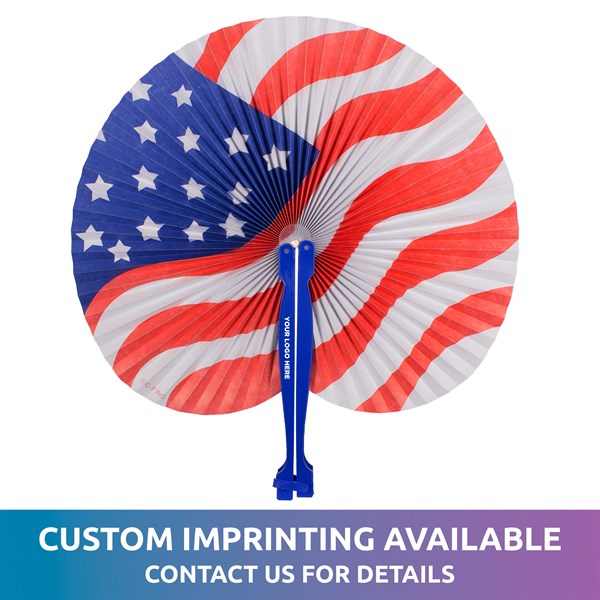 Patriotic Folding Fans