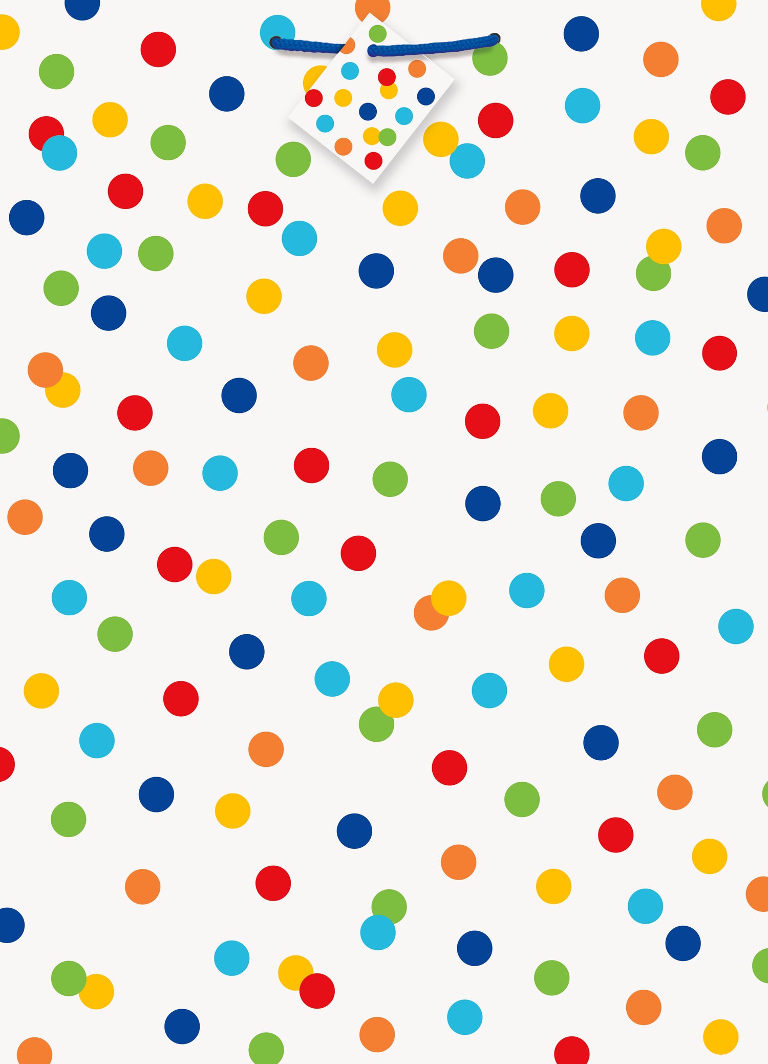 Rainbow Polka Dots Jumbo Gift Bag - Image 2