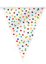 Rainbow Polka Dots Flag Banner, 12 Ft - Image 2