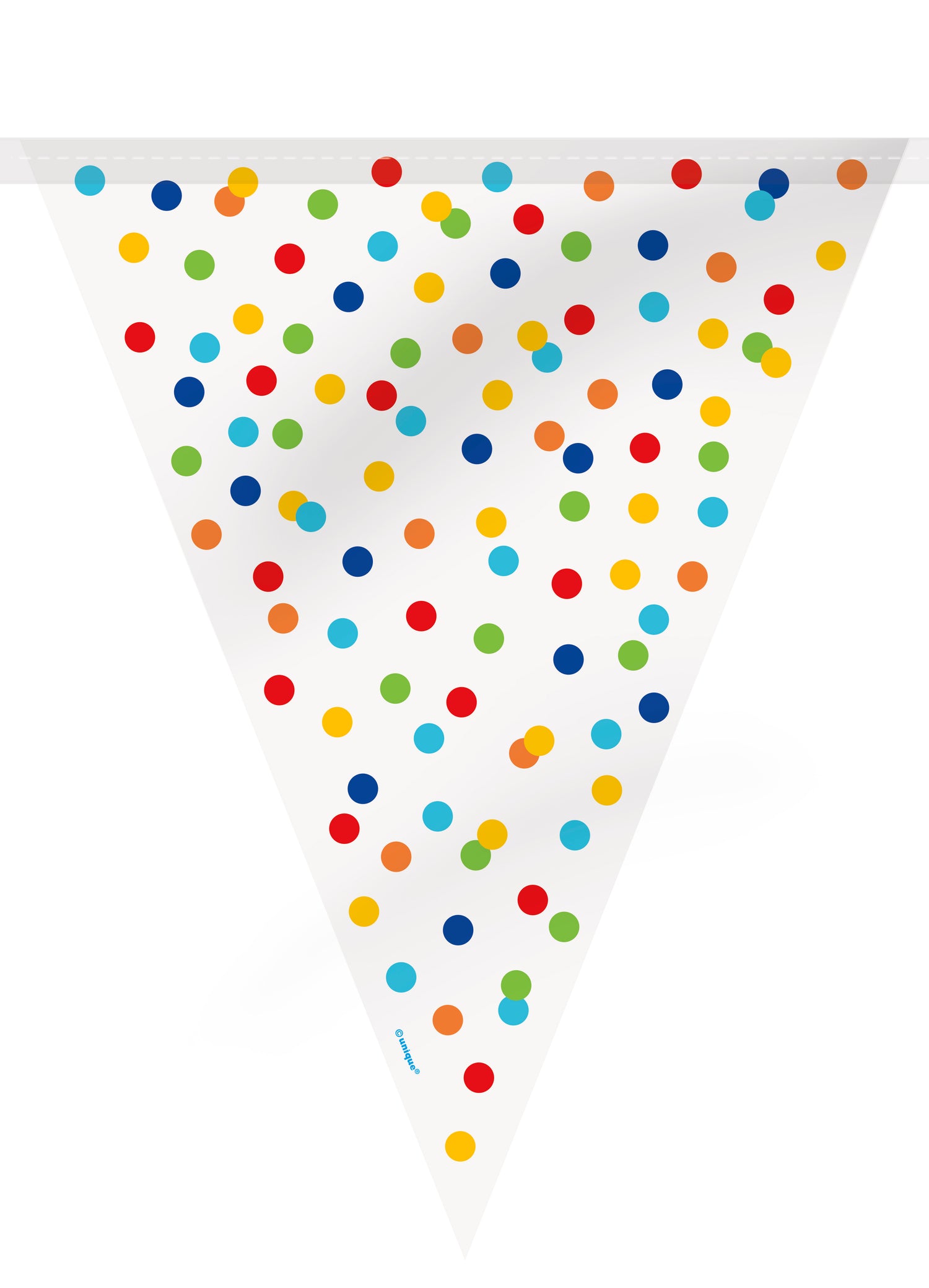 Rainbow Polka Dots Flag Banner, 12 Ft - Image 2