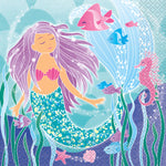 Mermaid Luncheon Napkins, 16ct