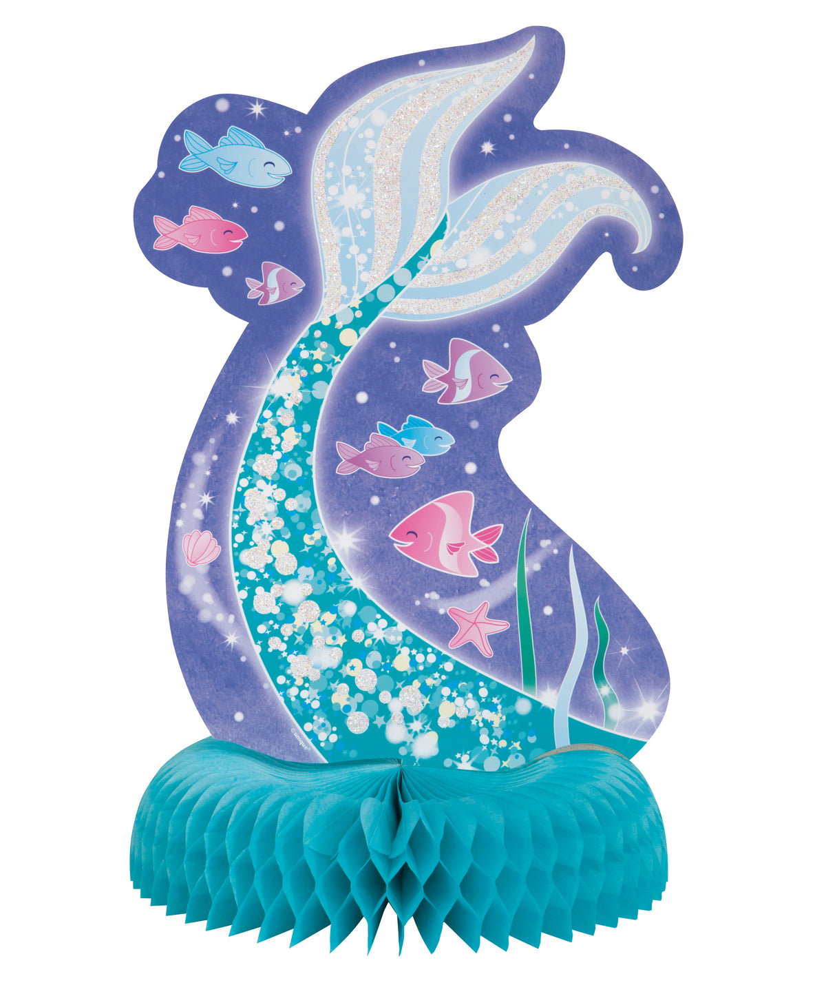 Mermaid Honeycomb Centerpiece, 14"